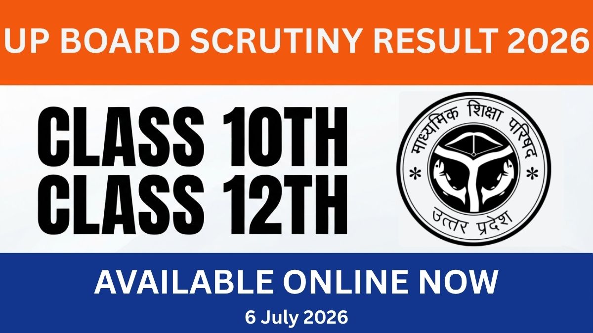 UP Board Class 10th 12th Scrutiny Result 2026 Now Available Online