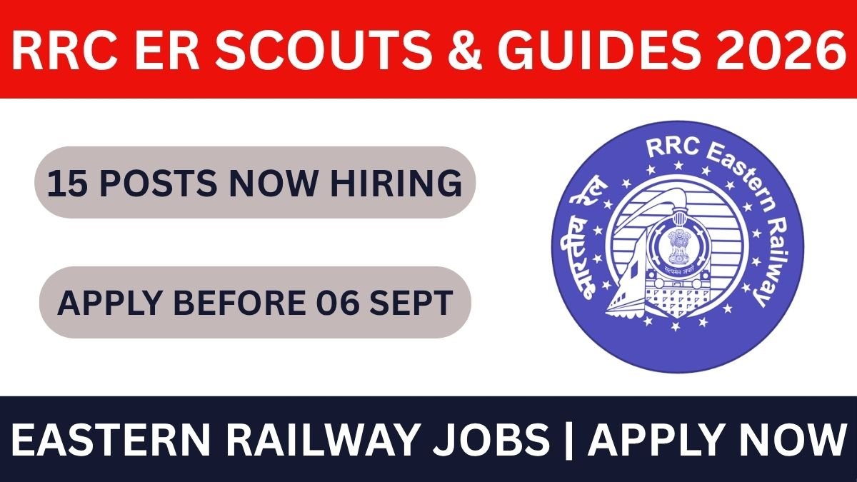 RRC ER Scouts & Guides Recruitment 2026: Apply for 15 Group C & D Posts Now